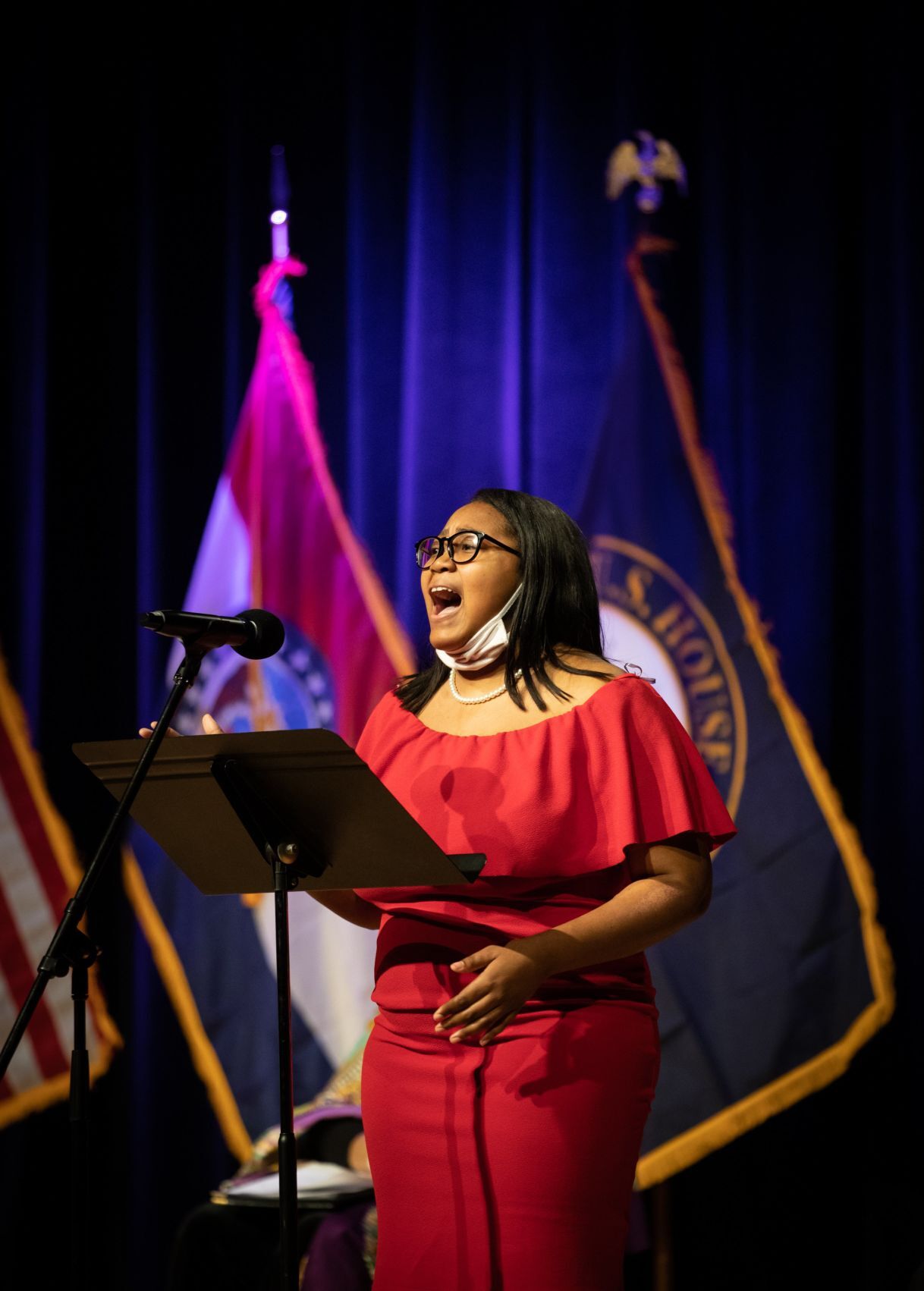 Cori Bush holds local swearing-in